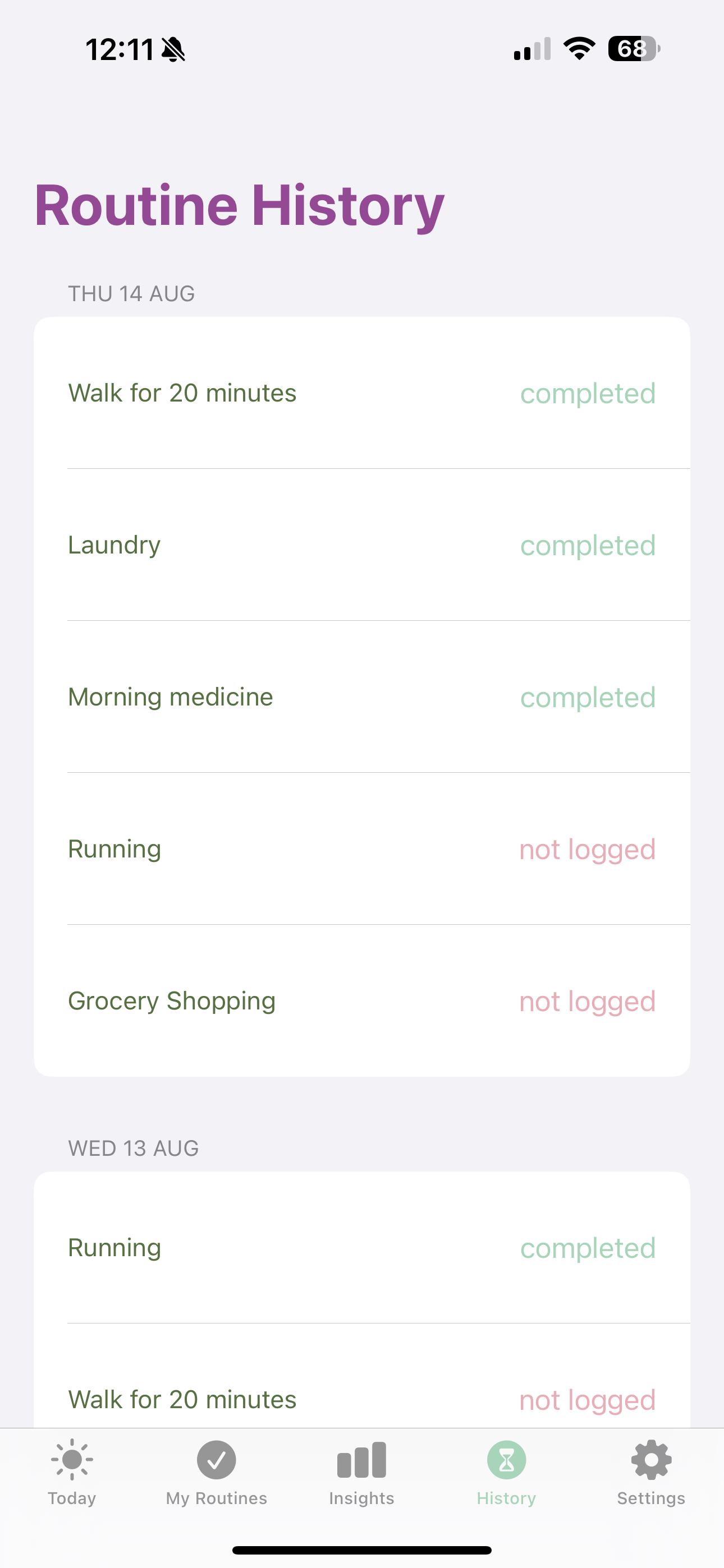 My Routine