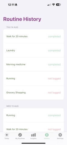 My Routine Screenshot 6 of 7