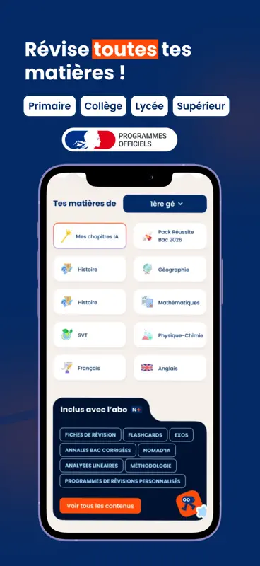 Nomad Education Brevet Bac Sup screenshot 5 of 9