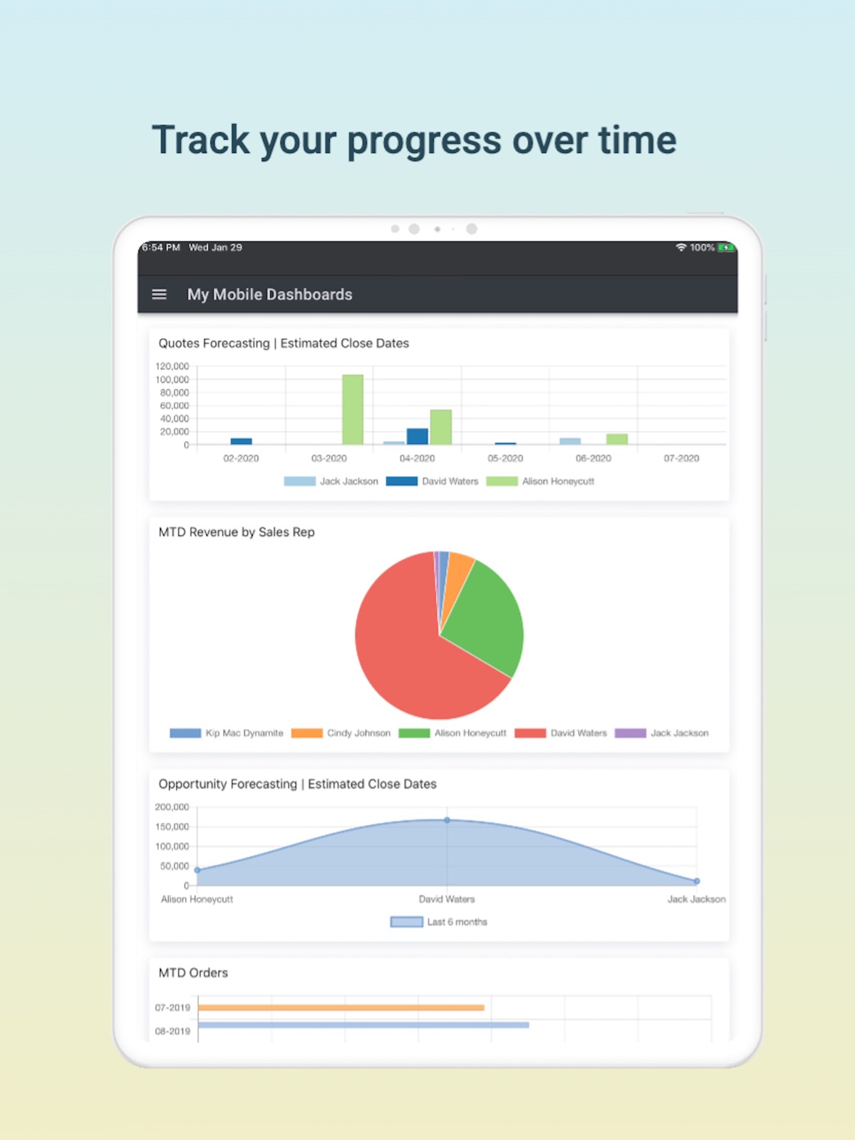 Mothernode CRM ipad screenshot 2