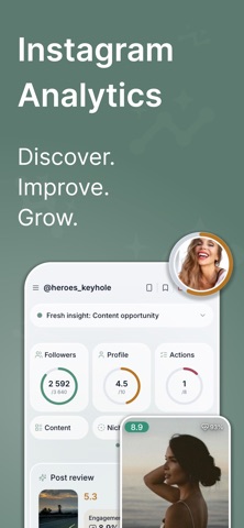 PandaPilot Instagram Analytics Screenshot 1 of 6