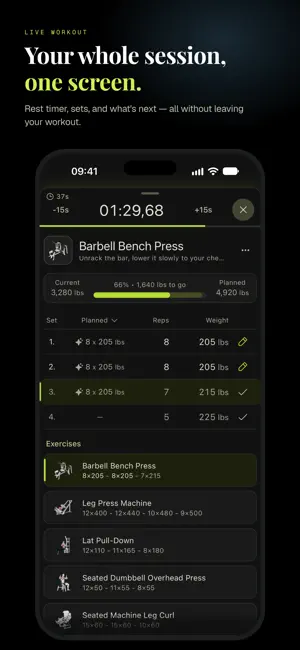 Grav: Strength Workout Tracker screenshot 3
