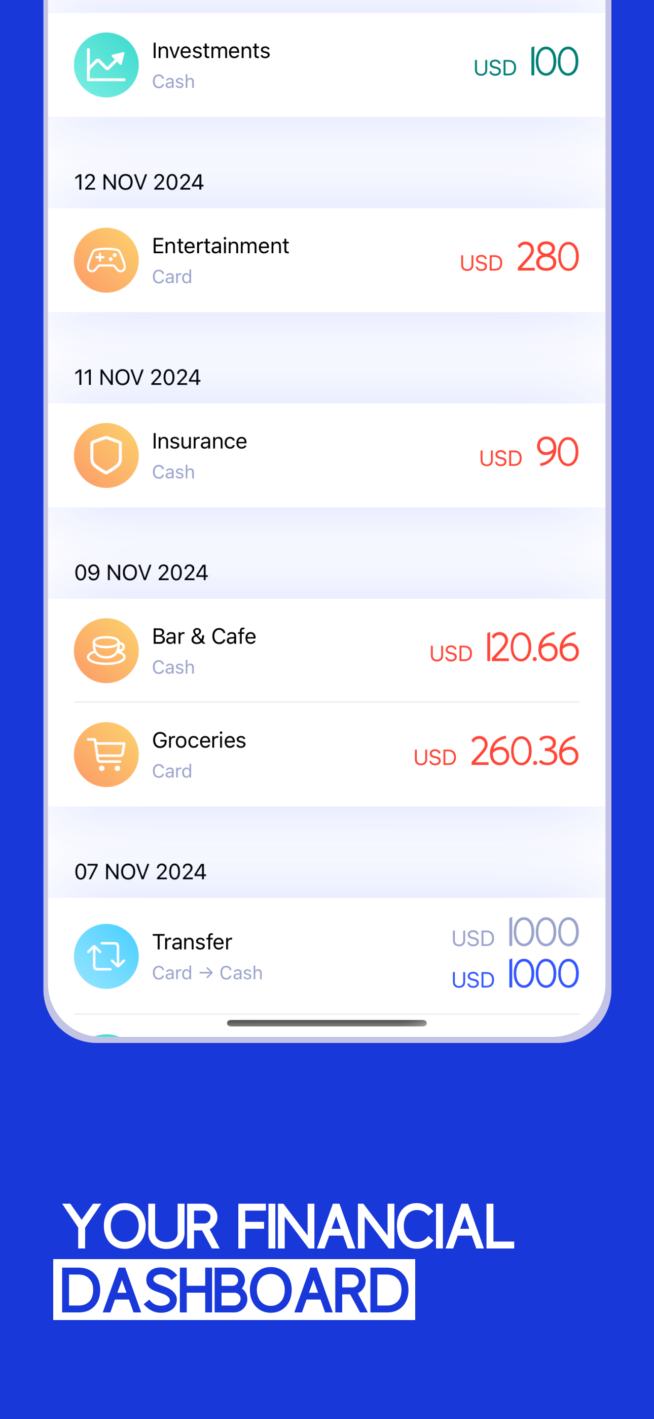 Wealthy: Finance & Budgeting screenshot 4