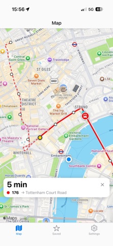 Bus UK iPhone screenshot