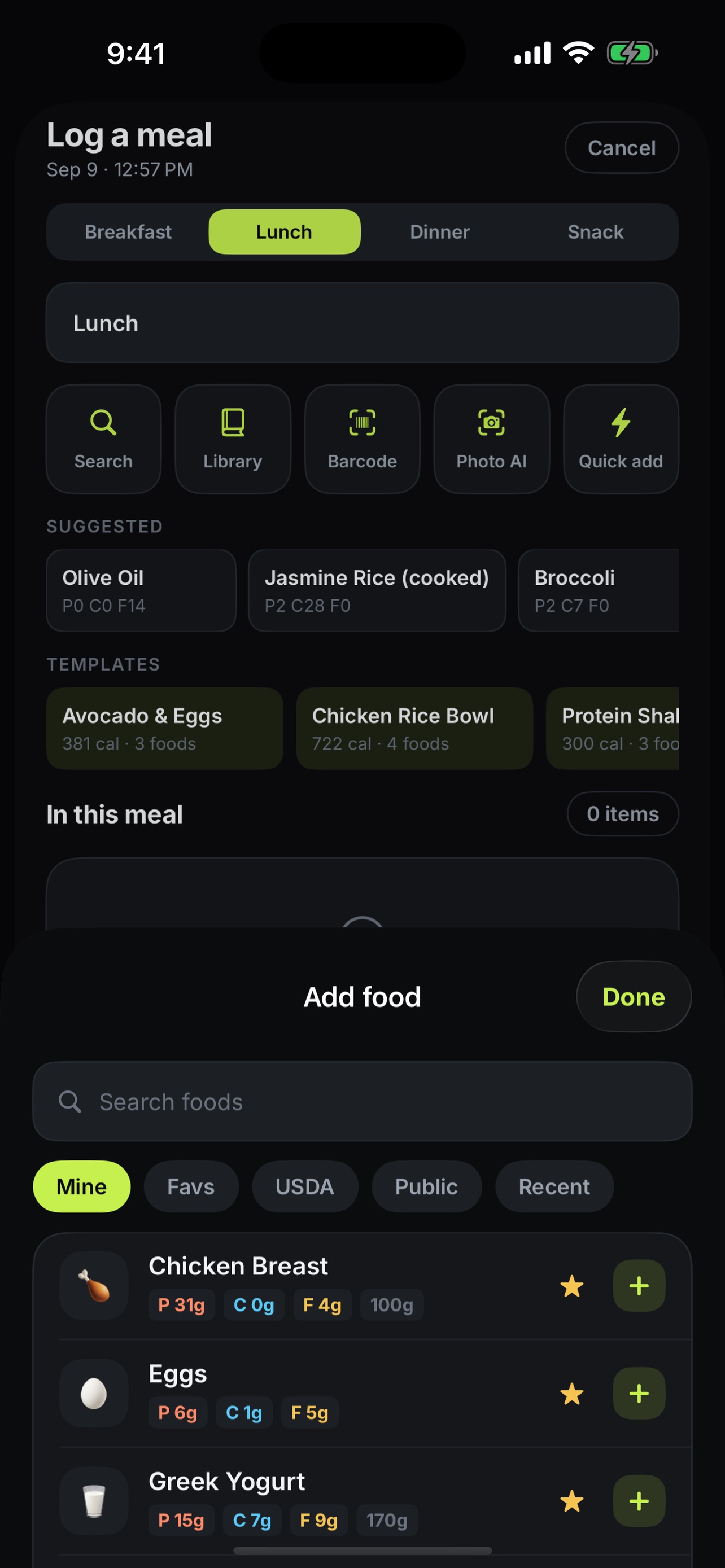 Screenshot 2 of Based Macro Tracker