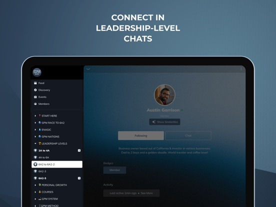 Global Prosperity Movement iPad screenshot 4 - Social Networking app