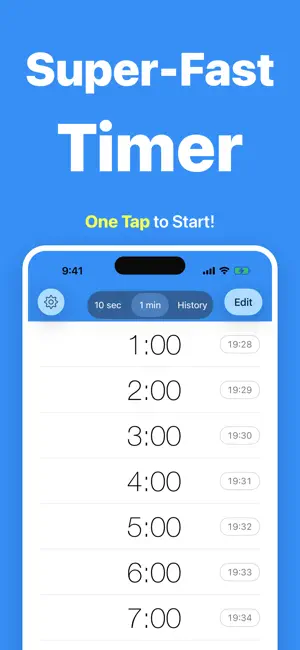 Simple Timer & Alarm ListTimer screenshot 1