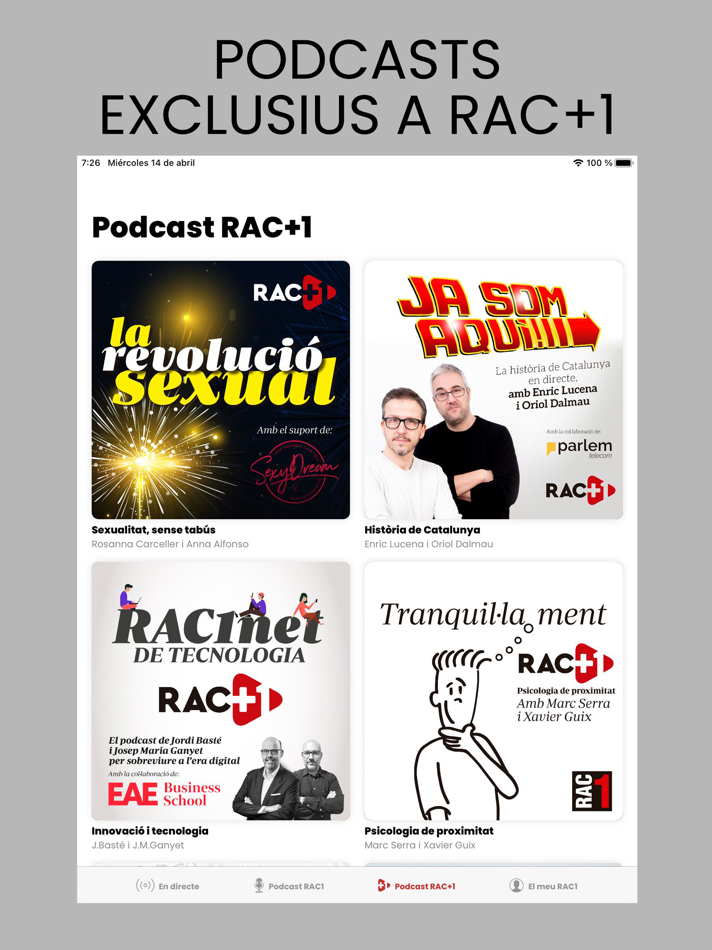 #3. RAC1 Oficial (iOS) Podle: Grupo Godo de Comunicacion S.A