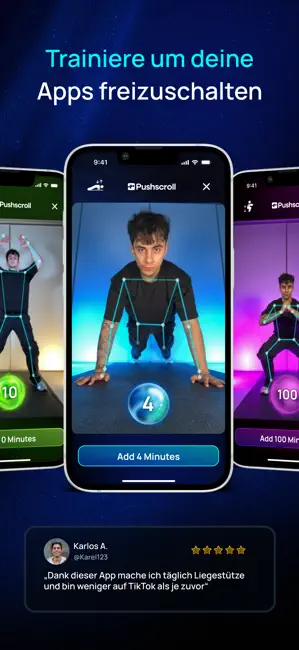 Pushscroll: Sport Vor Scroll iPhone screenshot 2