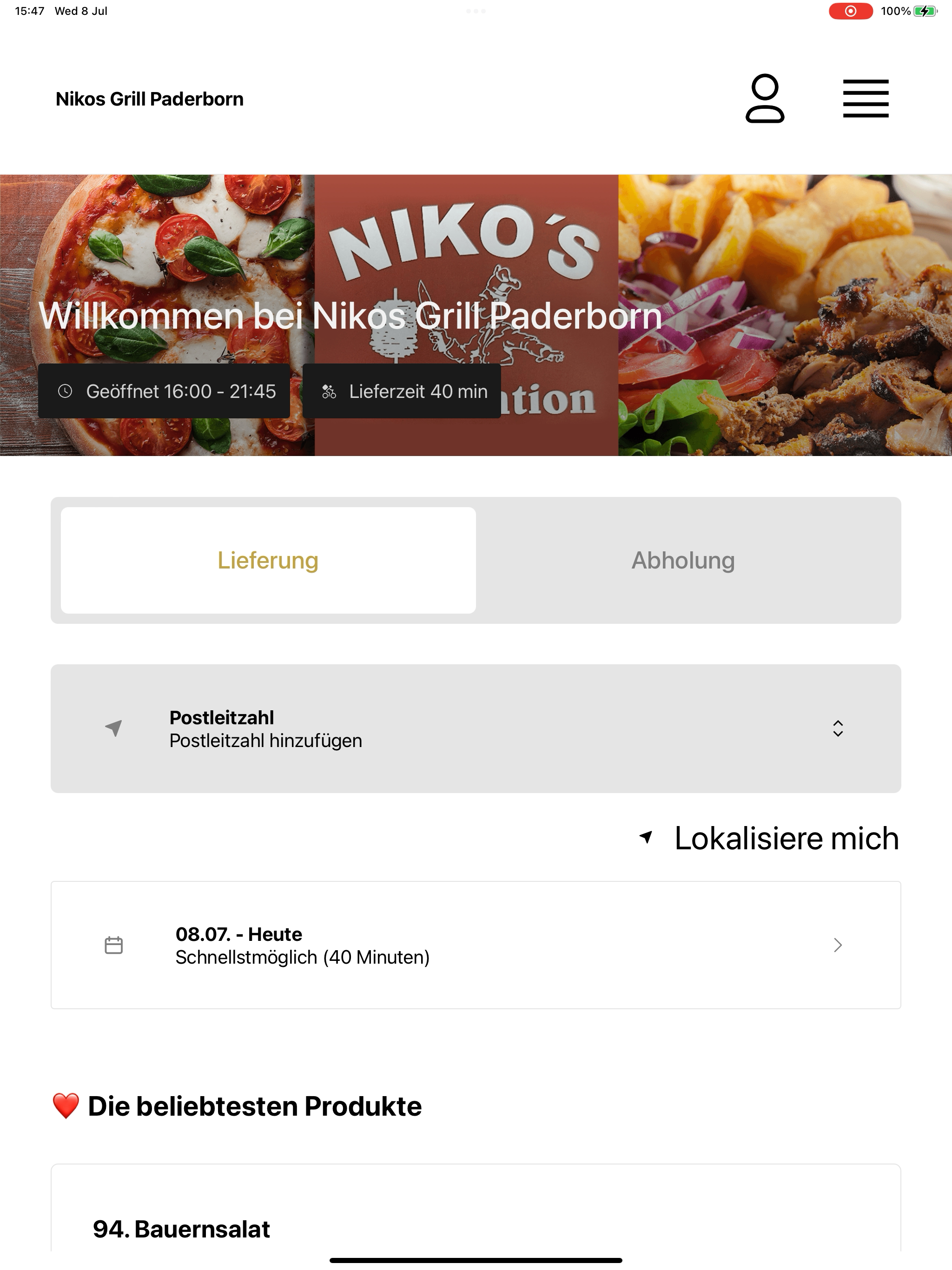 Nikos Grill Paderborn screenshot 8