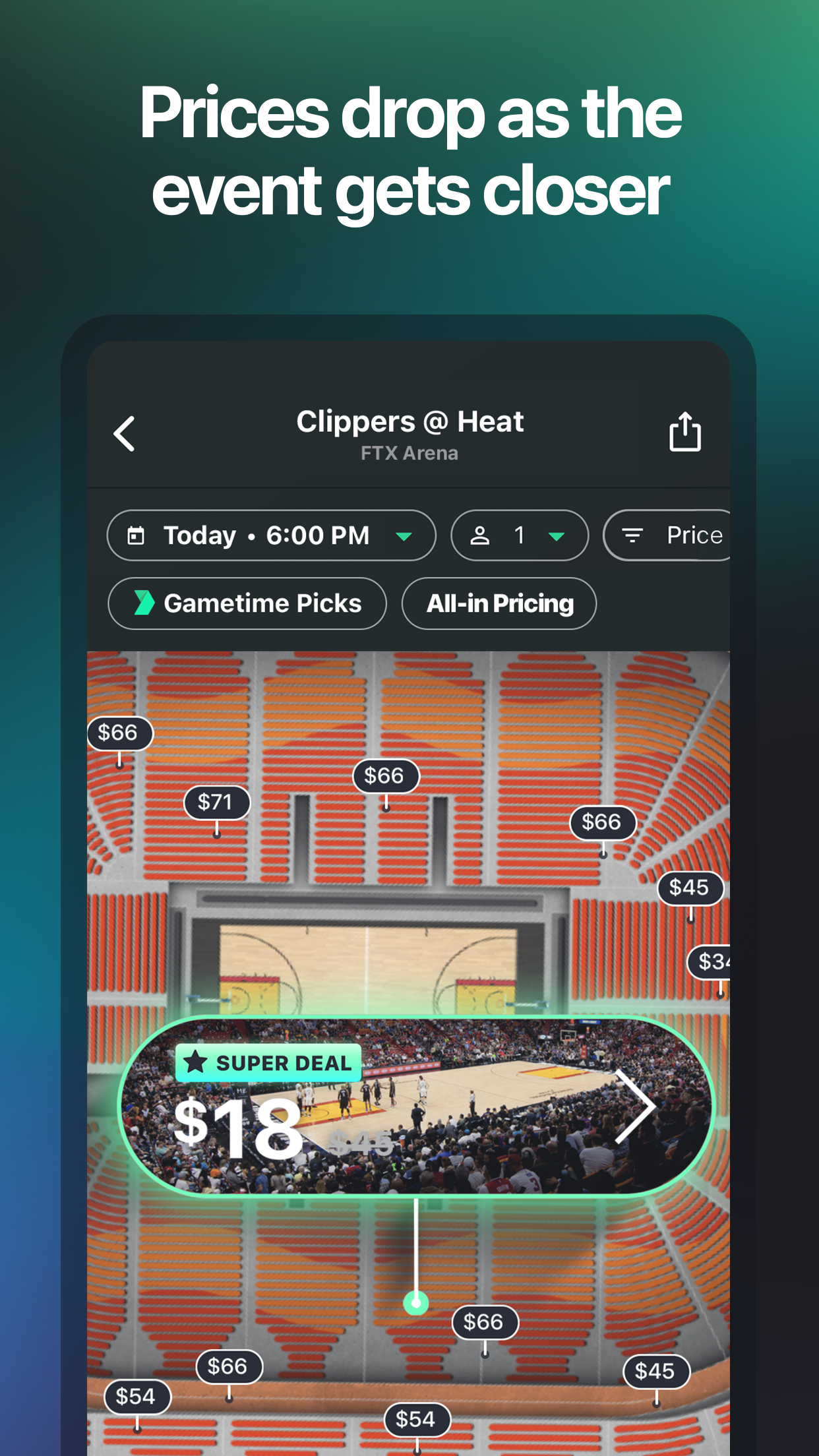 Gametime - Last Minute Tickets screenshot 2