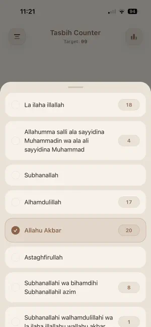 Tasbih Counter: Daily Dhikr screenshot 2