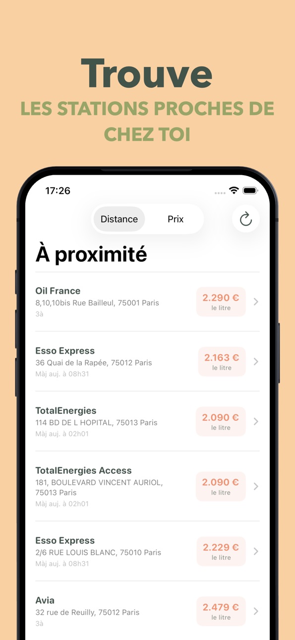 iPhone screenshot