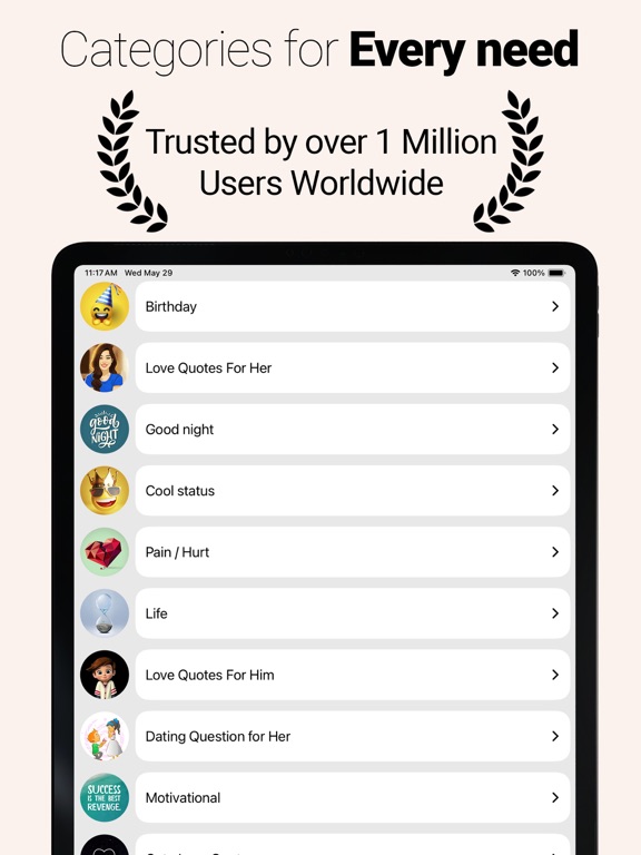 Screenshot #4 pour Messages & Quotes for WhatsApp