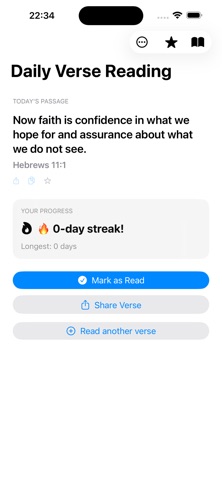 Daily Verse Reading screenshot