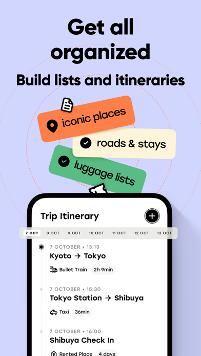 Travel App, Smart Trip Planner Screenshot