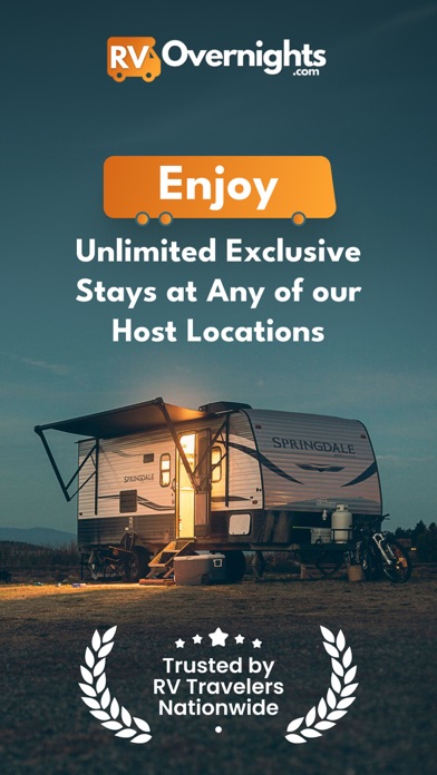 RV Overnights - Camping Sites Screenshot