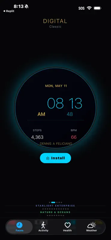 Starlight Watch Faces screenshot 2 of 8