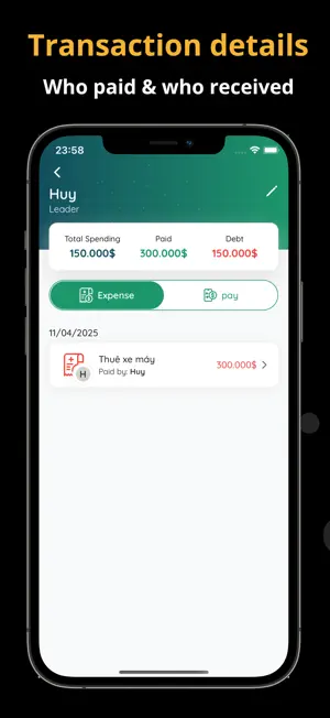 Gochi - Group Expenses screenshot 3