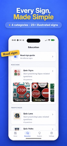 DMV Permit Practice Test &Quiz Screenshot 5 of 7