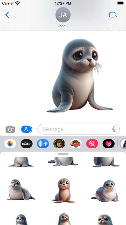 Sad Seal Stickers screenshot-3