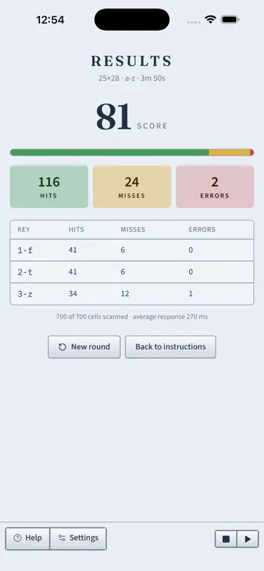 Extreme Concentration Trainer screenshot 3 of 3