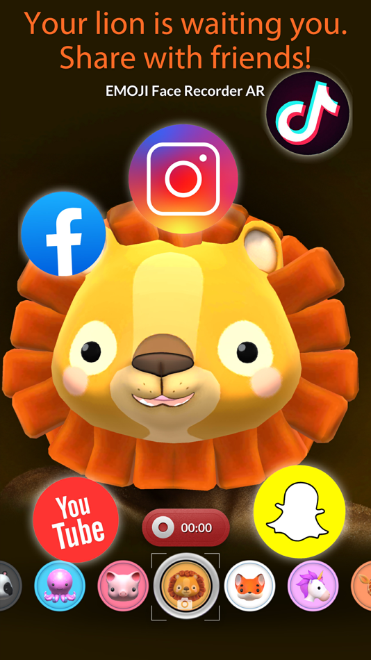 #2. EMOJI Face Recorder AR (iOS) 由: Anton Tonev