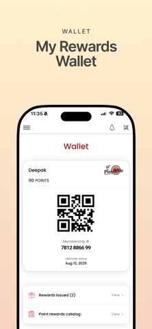 Pizza Villa Rewards iPhone screenshot