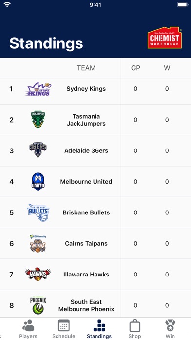 Adelaide 36ers Screenshot
