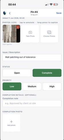 Snagger - Snag Lists & Reports Screenshot 4 of 10