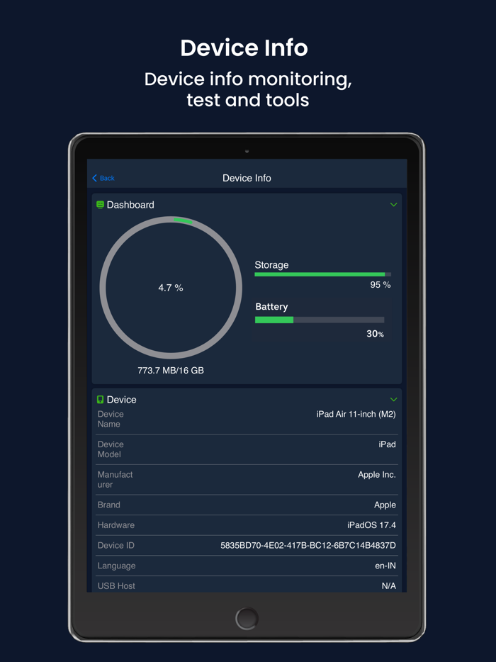 Device Info and Secret Code