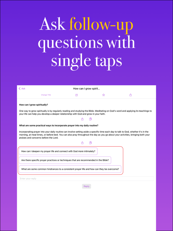Bible Ace: AI Bible Study iPad screenshot 4 - Reference app