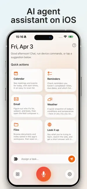 Vibe Run: Agentic AI Assistant screenshot 1