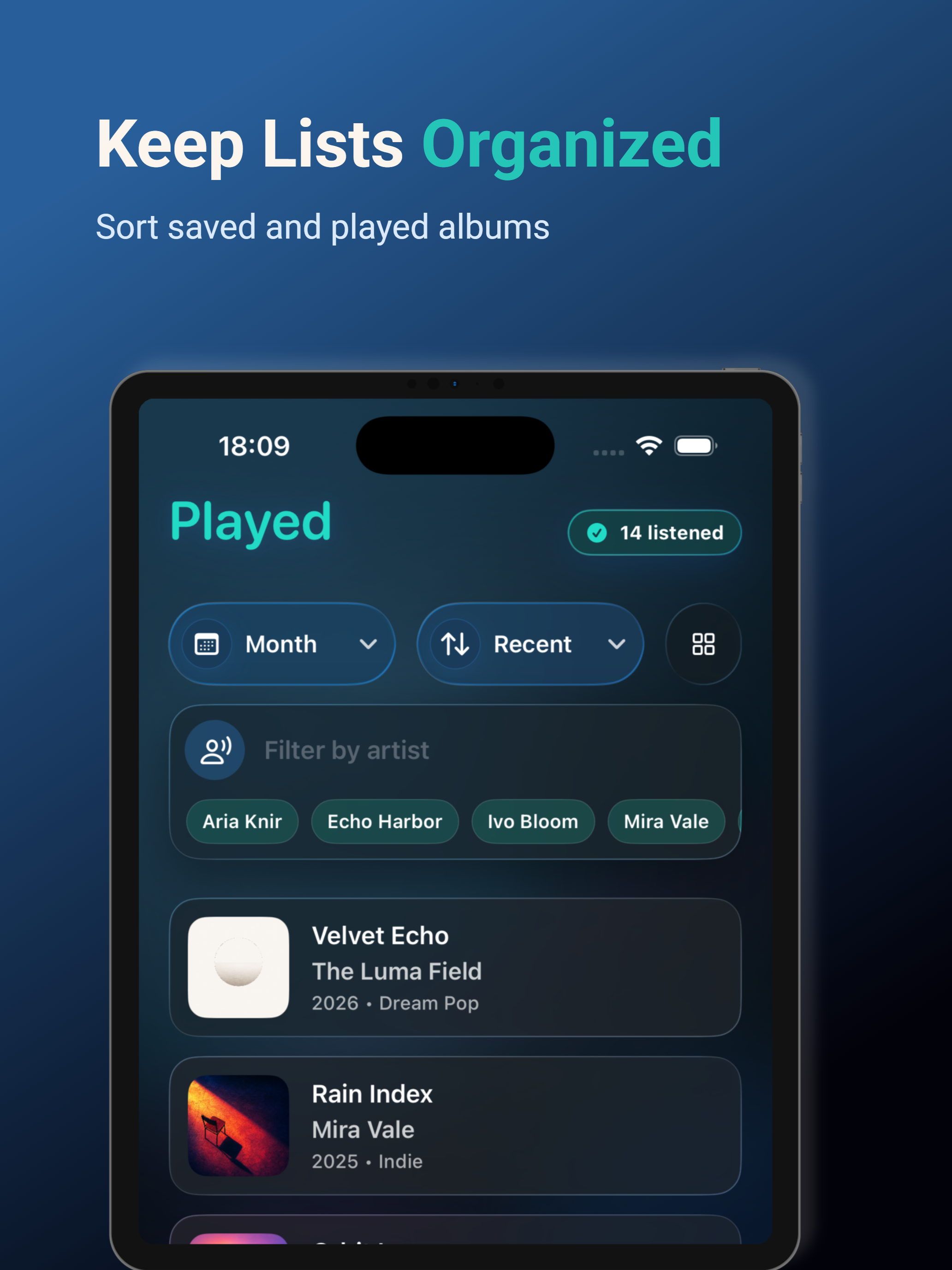 Side B: Music Album Library screenshot 15