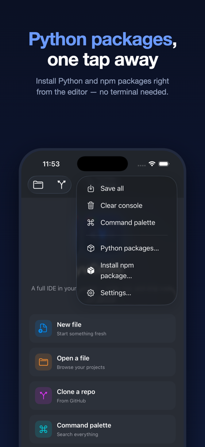 Visual Code Editor - vCode App Store screenshot 3