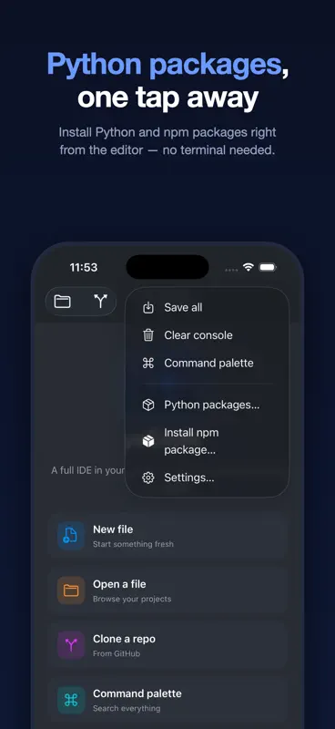 Visual Code Editor - vCode screenshot 3 of 7