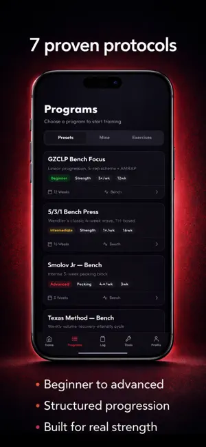 Bench Press Builder screenshot 3