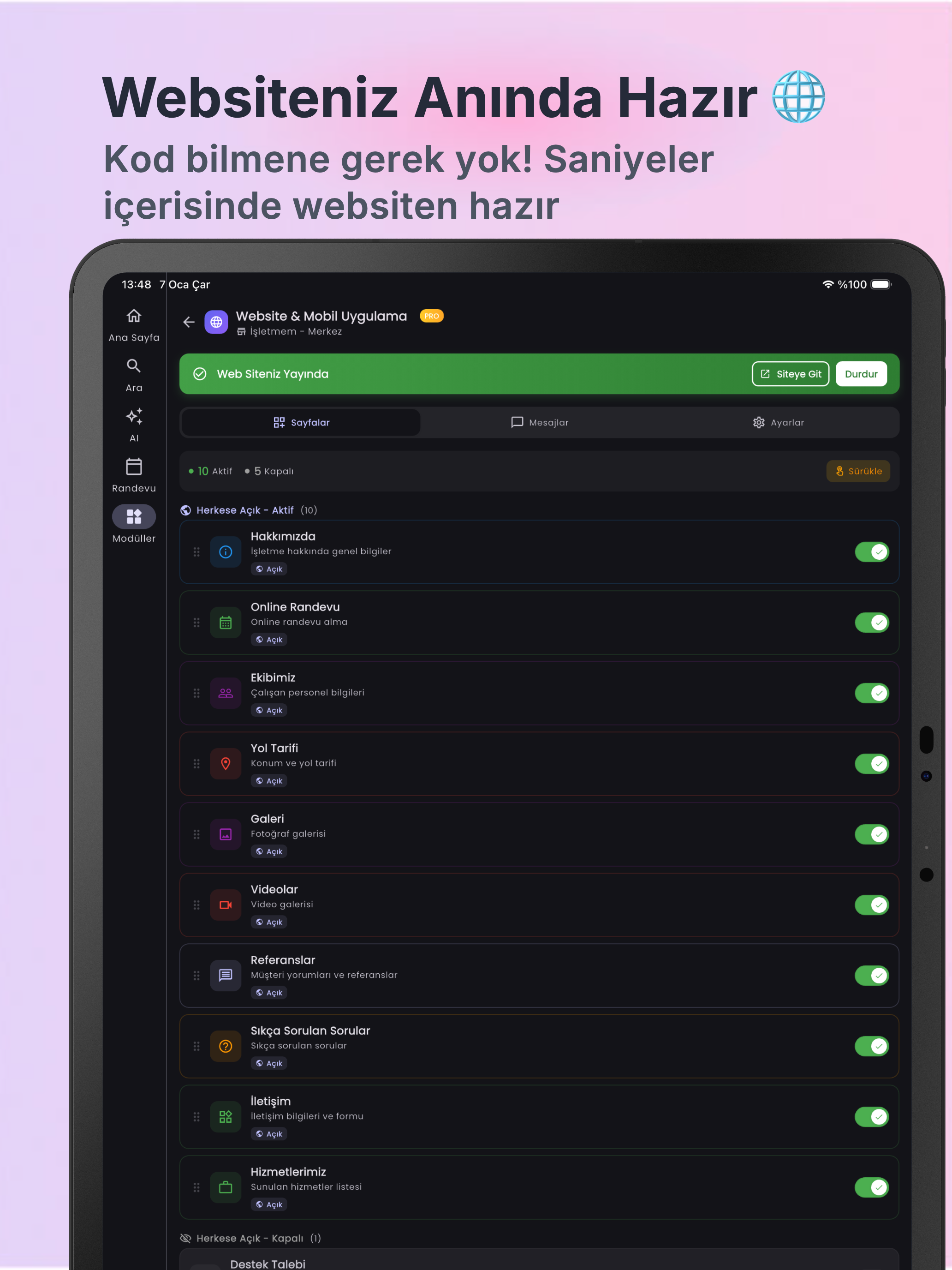 Merkezim Yönetim screenshot 12