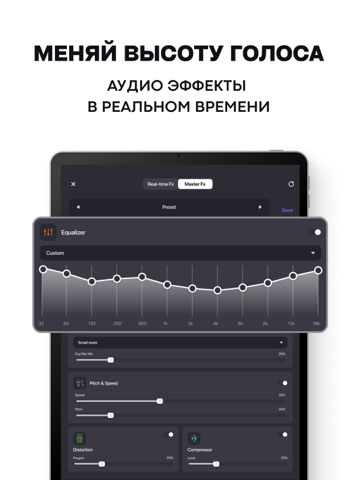 Микрофон-Диктофон,петь песни iPad screenshot 4