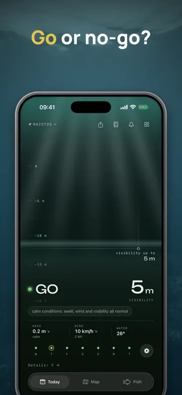 Spearo: Spearfishing Forecast screenshot 1 of 7