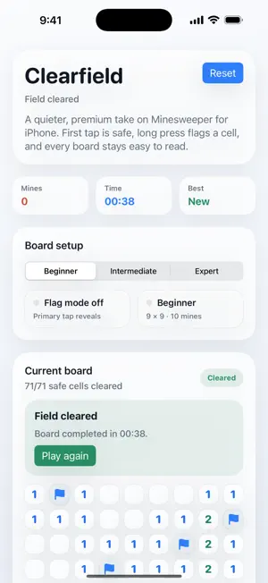 Clearfield: Minesweeper screenshot 2