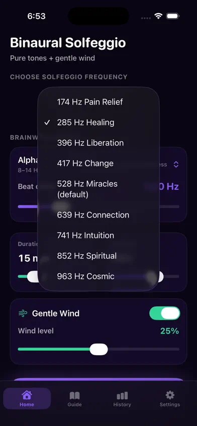 Solfeggio Waves screenshot 2