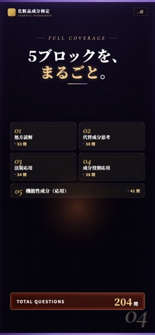 化粧品成分検定1級 対策問題集 のスクリーンショット