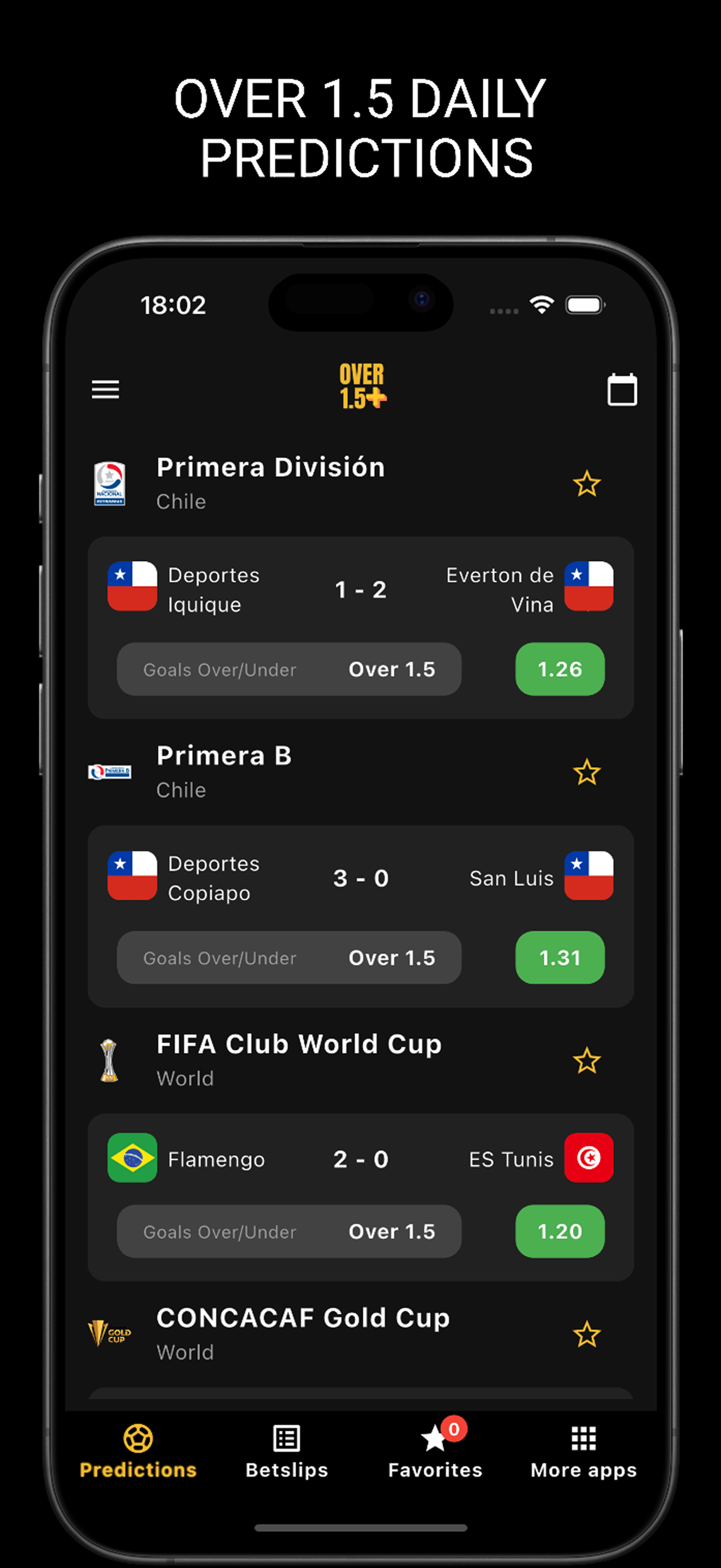 Over 1.5+ Daily Betting Tips