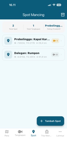 Mancing Pintar: Cek Cuaca Laut iPhone screenshot 8