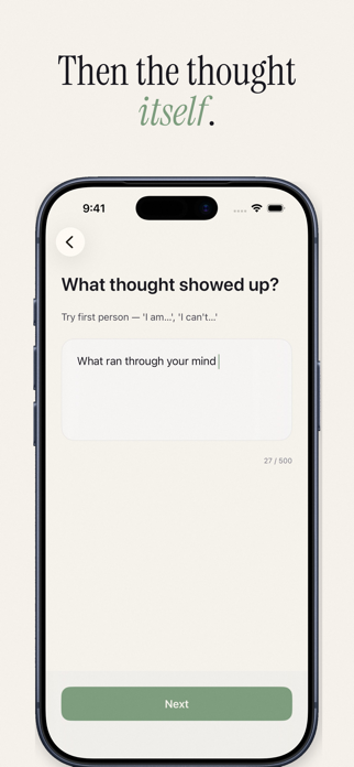Reframe: Stop Overthinking Screenshot 5 of 10