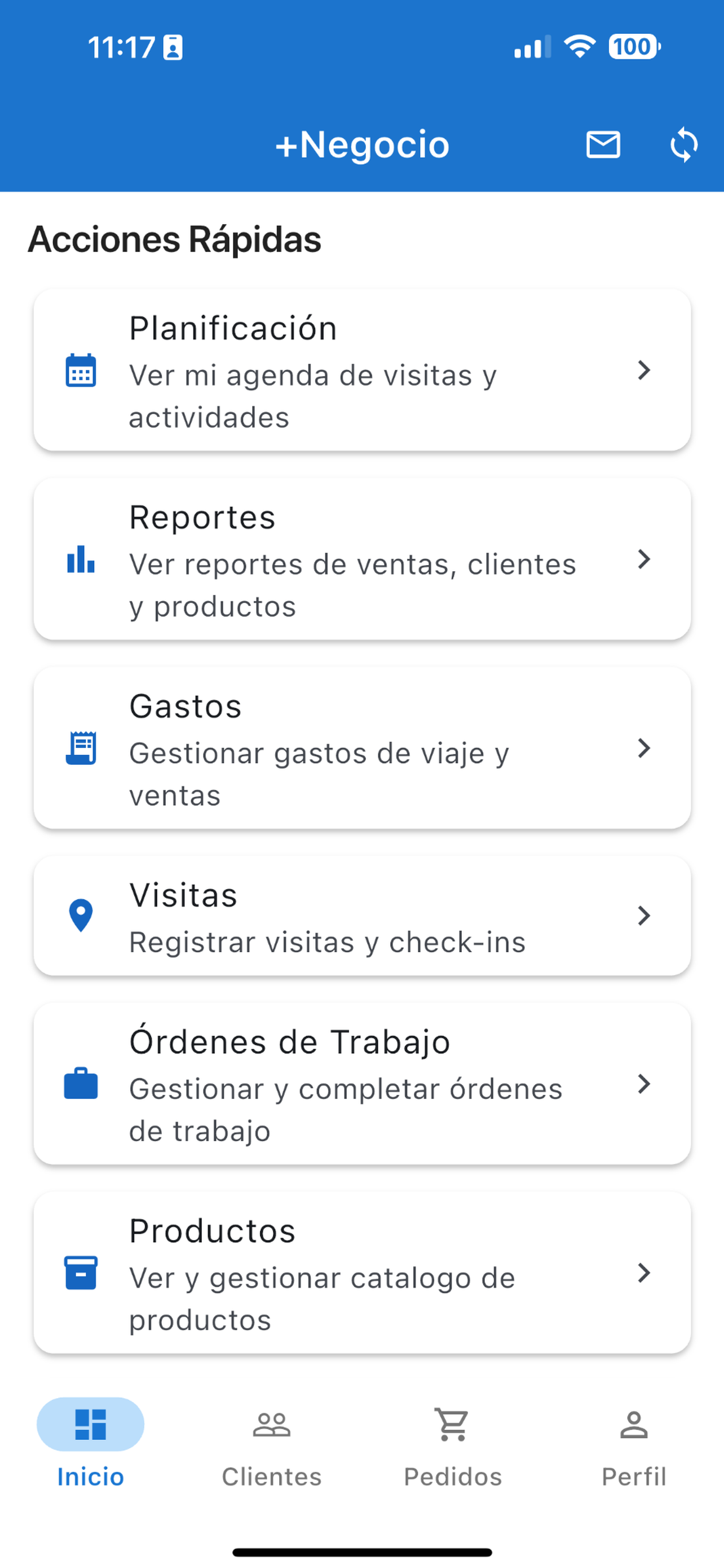 +Negocio screenshot 3
