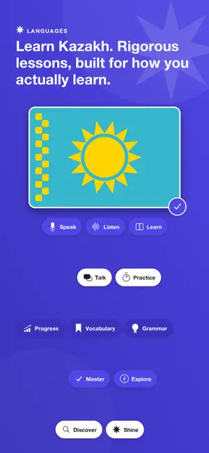 Learn Kazakh - LingoAce screenshot 1