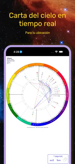 Captura de pantalla de IPhemeris Astrología Efeméride en iPhone 3