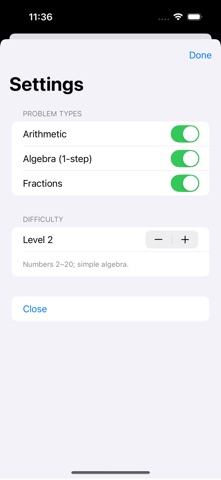 MathsCVJ screenshot